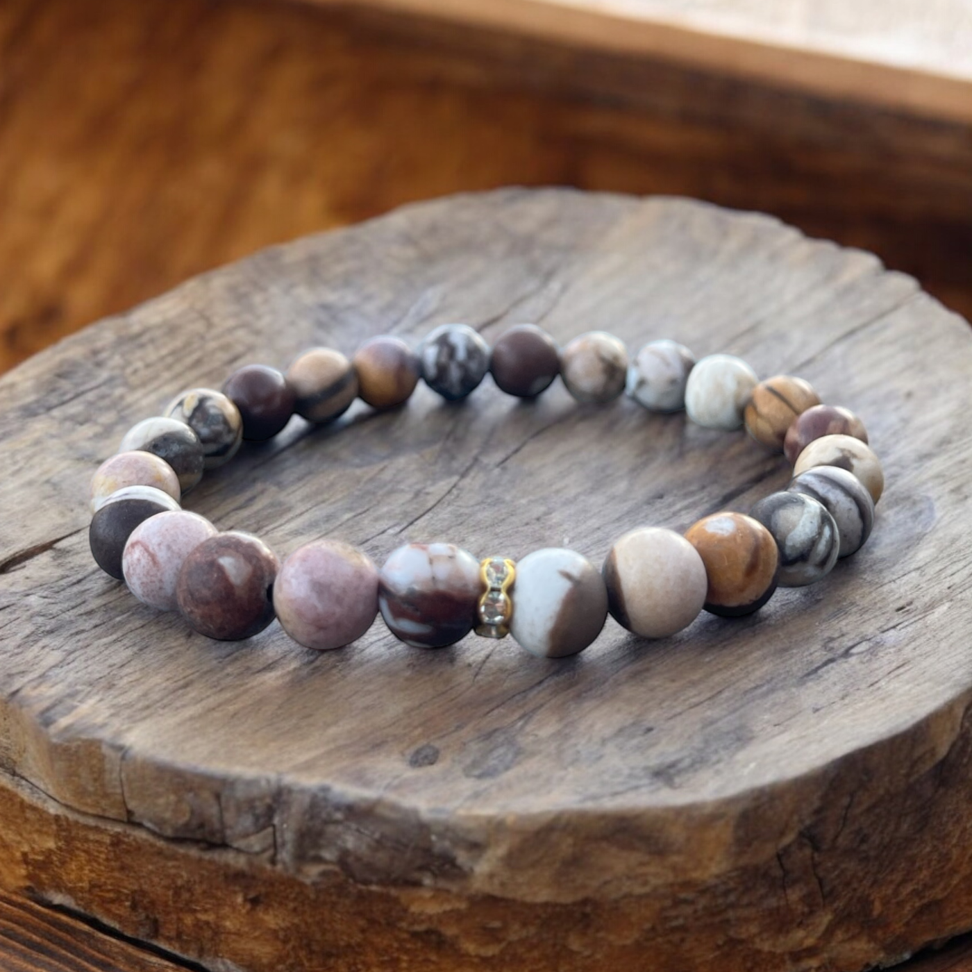 Australian Zebra Jasper Bracelet