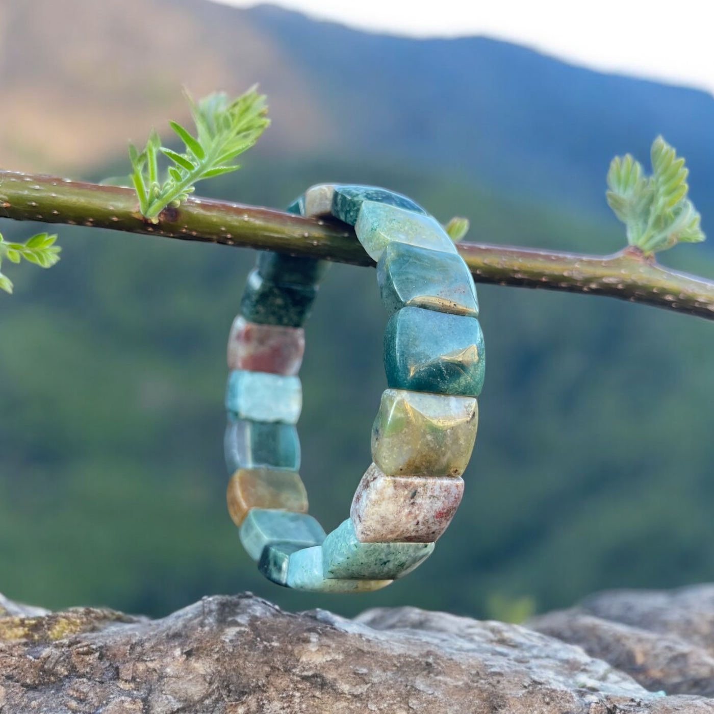 Moss Agate Bracelet