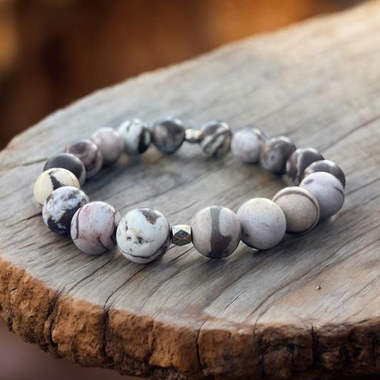 Australian Zebra Jasper Bracelet